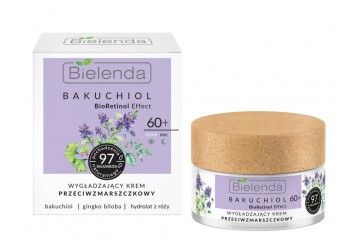 Разглаживающий крем против морщин Bielenda Bacuchiol BioRetinol Effect Smoothing anti-wrinkle cream 60+