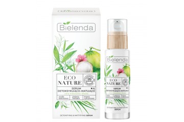 Матирующая сыворотка для лица Bielenda Eco Nature Detoxifying and mattifying face serum
