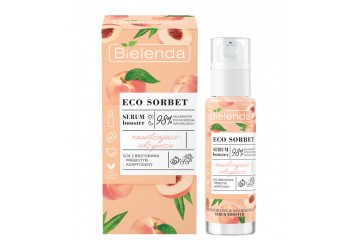 Сыворотка для лица с персиком Bielenda Eco Sorbet Peach moisturizing and nourishing serum booster
