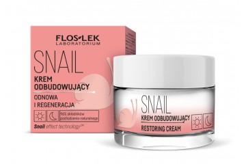 Регенерирующий крем со слизью улитки Floslek Snail Day & Night Restoring Cream