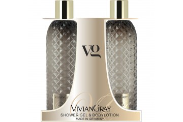 Набор гель для душа и лосьон для тела Иланг-иланг и ваниль Vivian Gray Ylang & Vanilla Gemstone Shower Gel & Body Lotion