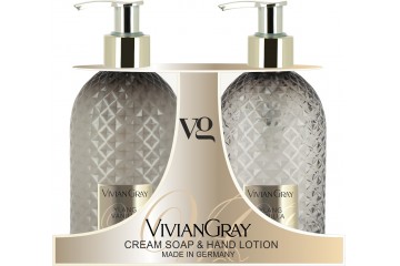 Набор крем-мыло и лосьон для рук Иланг-иланг и ваниль Vivian Gray Ylang & Vanilla Gemstone Cream soap & Hand Lotion