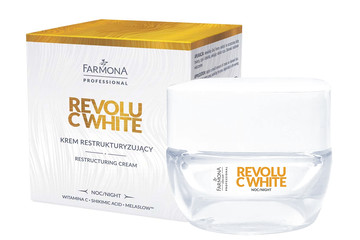 Нічний відновлюючий крем для обличчя Farmona Revolu C White Restructuring Cream