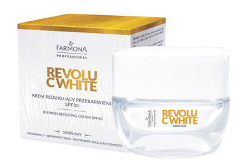 Захисний крем нівелюючий пігментацію Farmona Revolu C White Blemish Reducing Cream SPF30