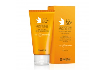 Солнцезащитный крем для жирной кожи лица SPF 50+ BABE Fotoprotector facial Oil-Free Sunscreen