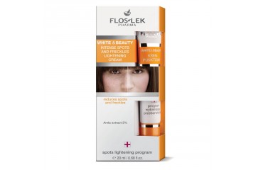 Крем для интенсивного осветления пигментных пятен и веснушек Floslek White & Beauty Intense Spots And Freckles Lightening Cream