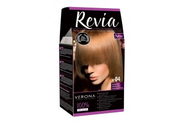 04 Натуральный блонд - Стойкая краска для волос Revia Verona Cosmetics