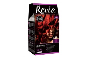 07 Рубин - Стойкая краска для волос Revia Verona Cosmetics