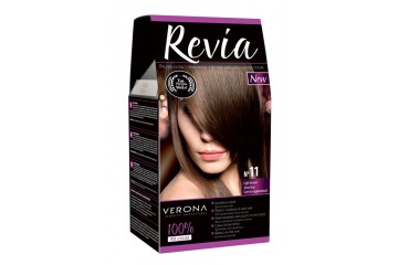 11 Светло-Коричневый - Стойкая краска для волос Revia Verona Cosmetics