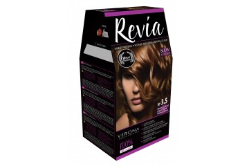3.5 Медный блонд - Стойкая краска для волос Revia Verona Cosmetics