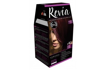 8.3 Бордовый - Стойкая краска для волос Revia Verona Cosmetics